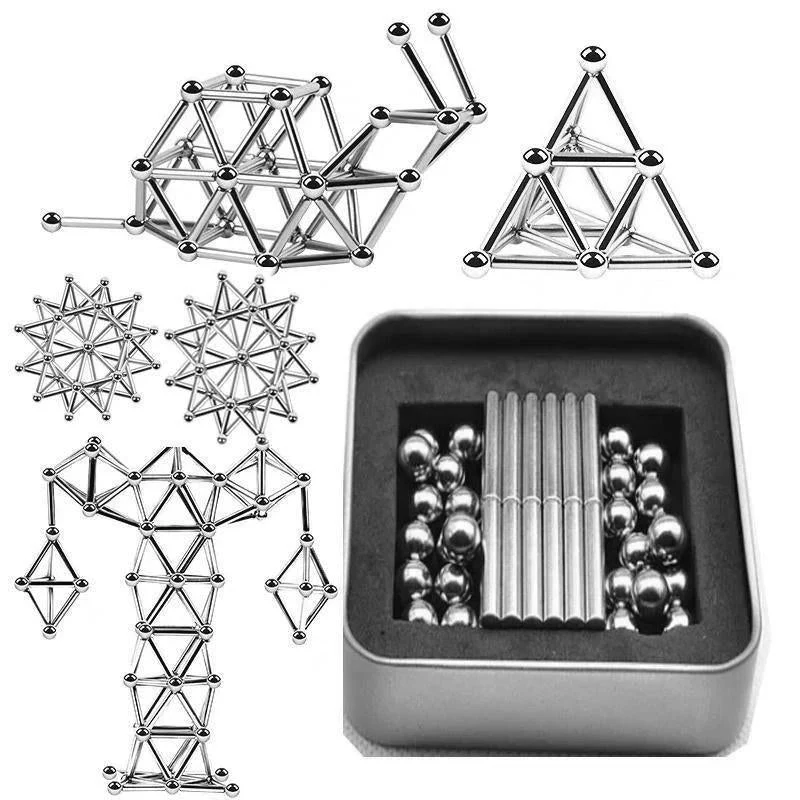DIY Magnetic Balls and Rod Set - Image 6