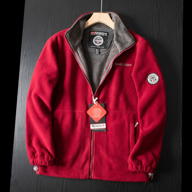 Men’s Double-Layer Fleece Hooded Jacket (Free Shipping) - Image 10