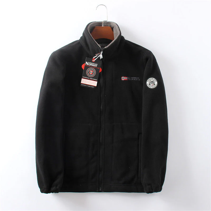 Men’s Double-Layer Fleece Hooded Jacket (Free Shipping) - Image 16