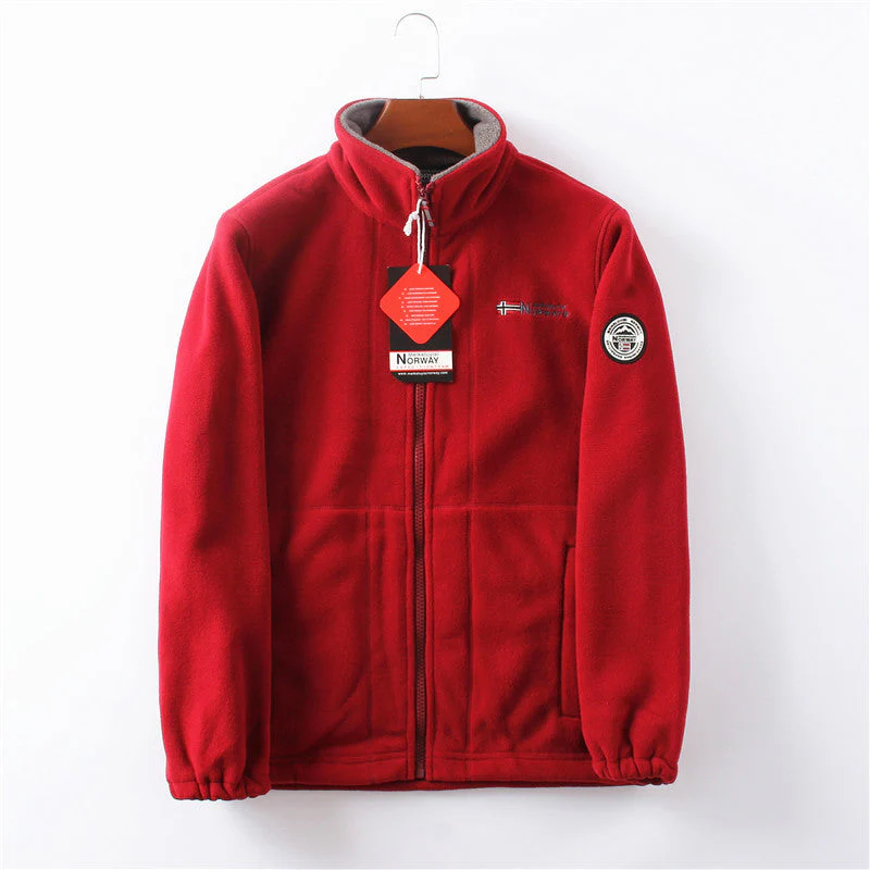 Men’s Double-Layer Fleece Hooded Jacket (Free Shipping) - Image 17