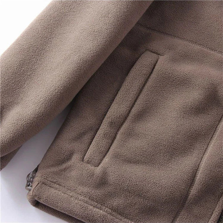 Men’s Double-Layer Fleece Hooded Jacket (Free Shipping) - Image 4