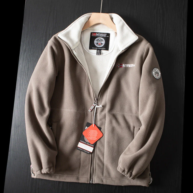 Men’s Double-Layer Fleece Hooded Jacket (Free Shipping) - Image 6
