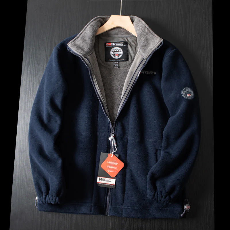 Men’s Double-Layer Fleece Hooded Jacket (Free Shipping) - Image 8