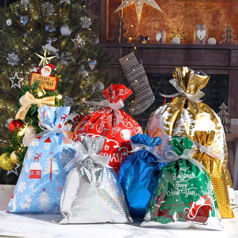 2024 New Christmas Drawstrings Gift Bags - Image 2