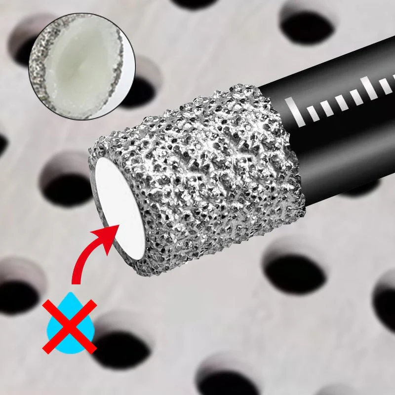 Hexagonal Drill Bit for Marble/Brick/Stone [Full Set] - Image 3