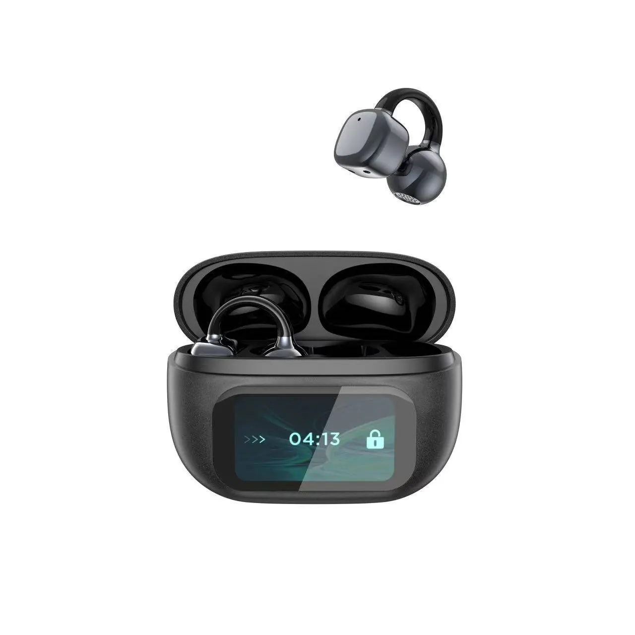 Ear Clip Bluetooth Headphones With Touch Screen - Image 5