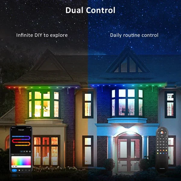 Smart Rainbow LED Permanent Outdoor Light - Image 11