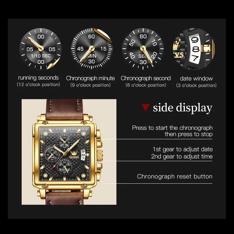 Luxury Diamond Crown Business Automatic Mechanical Watch - Image 7