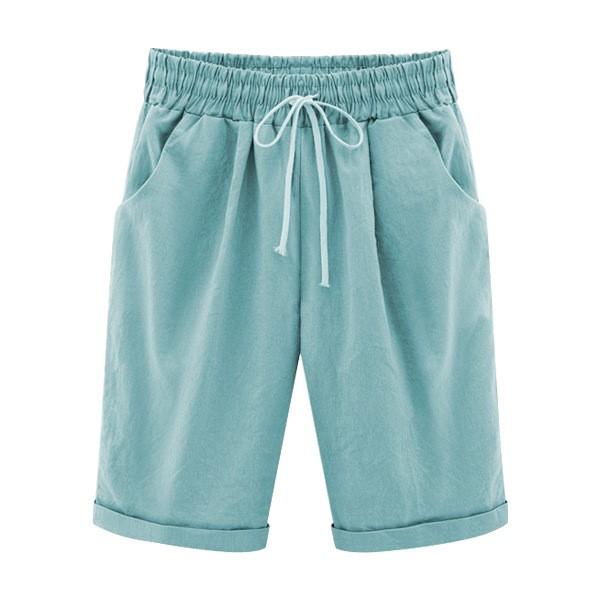 Elastic Waist Casual Comfy Summer Shorts - Image 7