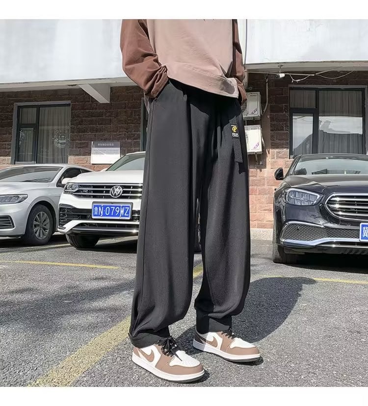 Loose Fit Wide Leg Vintage Elastic Waist Casual Pants (Buy 2 Free Shipping) - Image 3