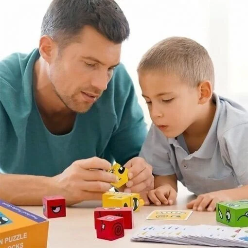 Face-Changing Magic Cube Building Blocks - Image 3