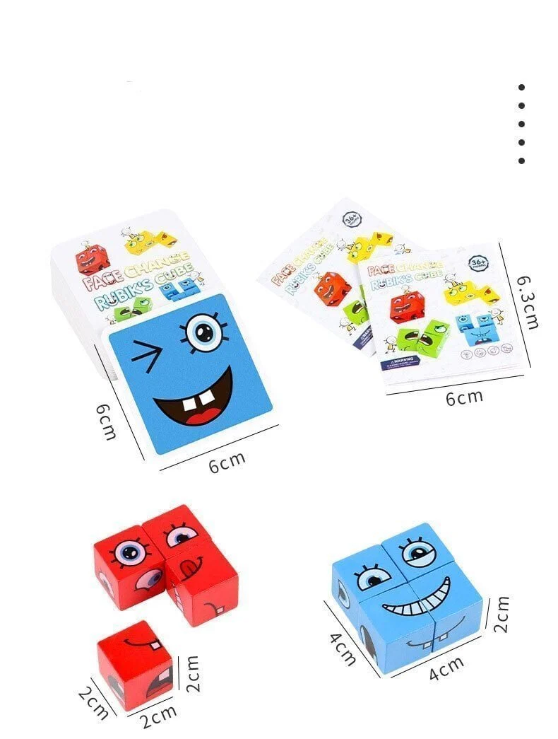 Face-Changing Magic Cube Building Blocks - Image 4