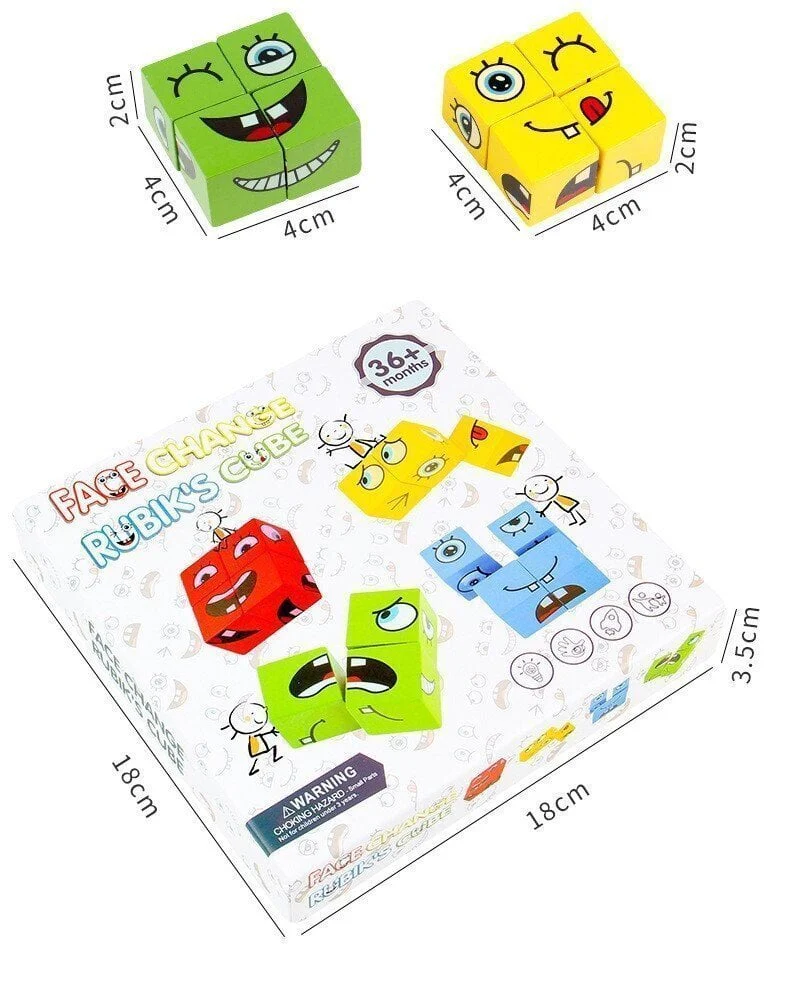 Face-Changing Magic Cube Building Blocks - Image 5