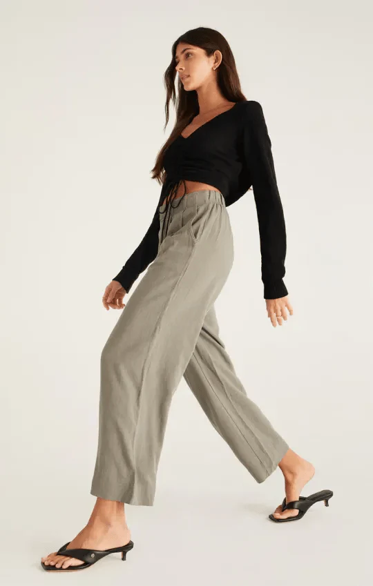 Women's Elastic High Waist Casual Wide Leg Pants (Buy 2 Free Shipping) - Image 9