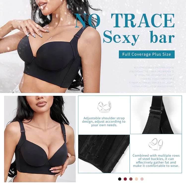 Buy 1 Get 1 Free-Fashion Deep Cup Bra - Image 13