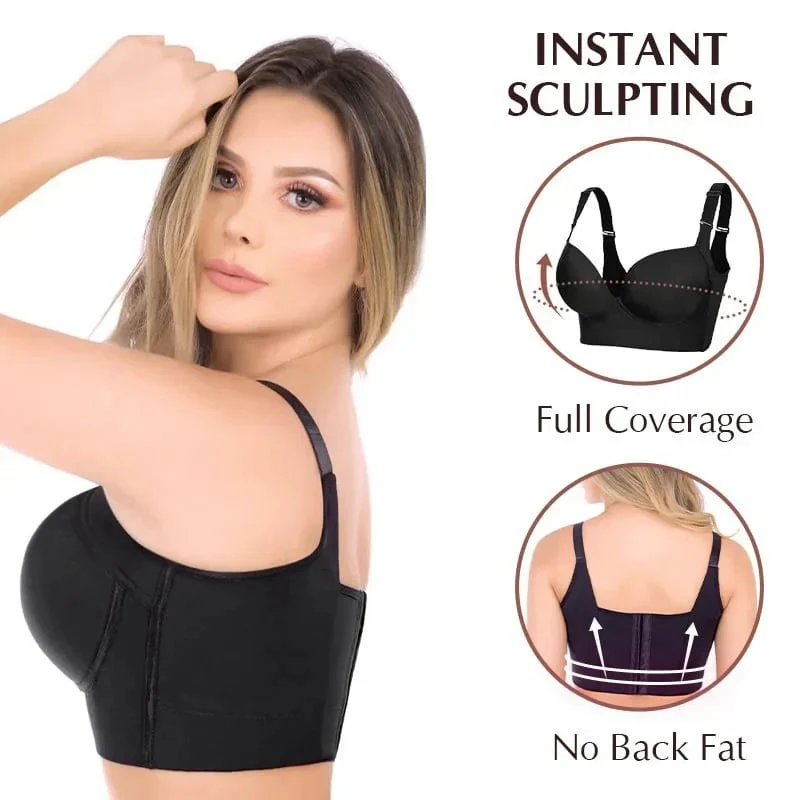 Buy 1 Get 1 Free-Fashion Deep Cup Bra - Image 6