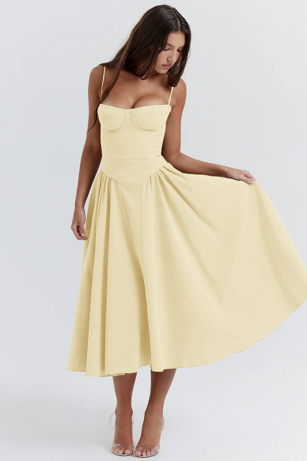 Elegant Solid Color Slip Dress - Image 8