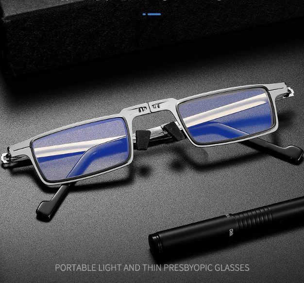 Hot Sell - Ultra Light Titanium Material Screwless Foldable Reading Glasses - Image 3