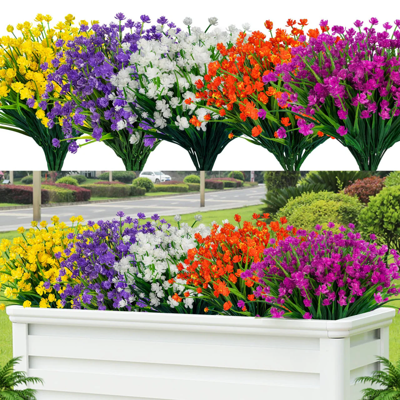 Outdoor Artificial Flowersđ1 Bundle(Includes 30 flowers) - Image 6