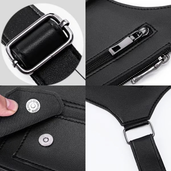 🏆Flash Sale⚡ 50K+ SOLD!🐂Premium Leather Adjustable Underarm Shoulder Bag for Men & Women - Image 5