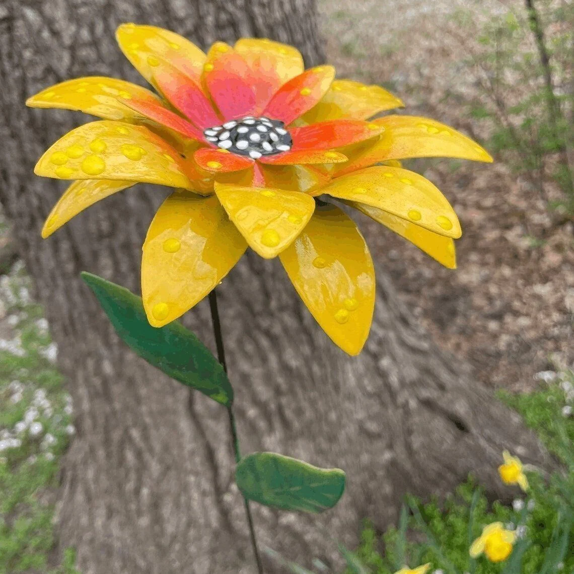 Metal Flowers Garden Stakes - Image 10