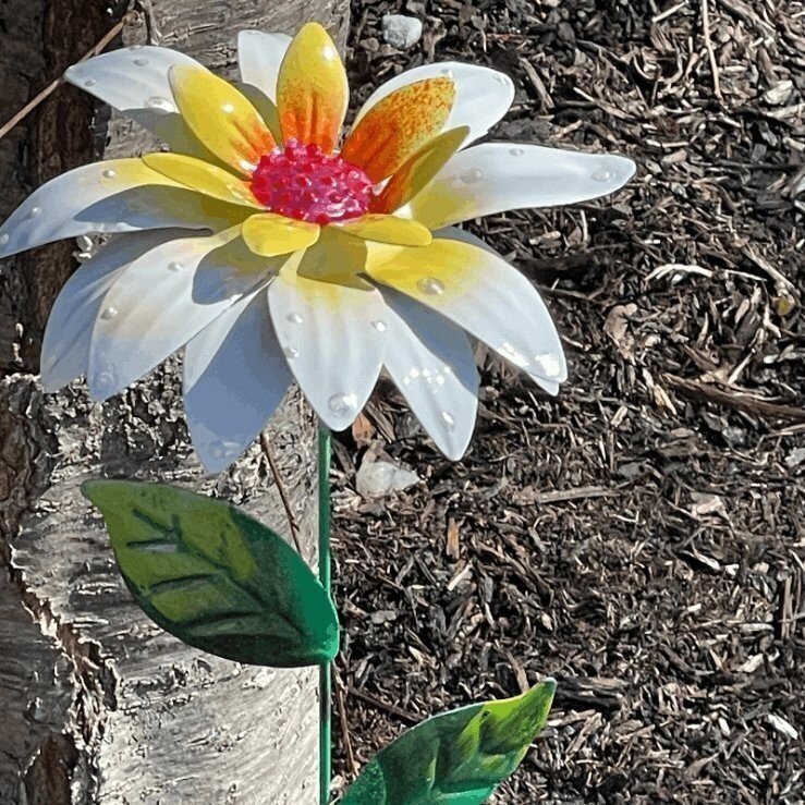 Metal Flowers Garden Stakes - Image 13
