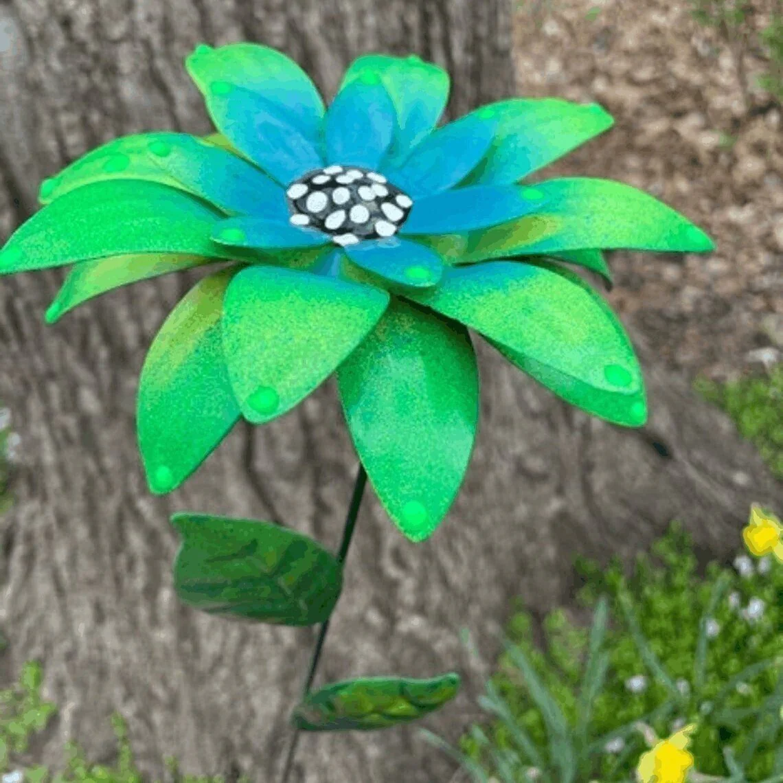 Metal Flowers Garden Stakes - Image 9