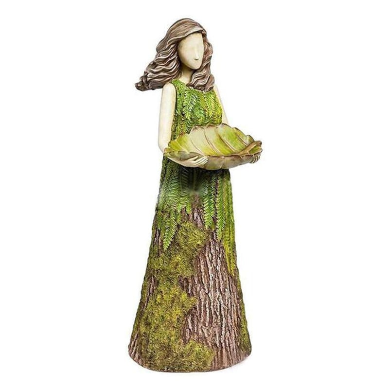 (Purchase 2 free birds 1) Forest Girl Bird Feeder - Bird Feeder Fairy Statue - Image 9