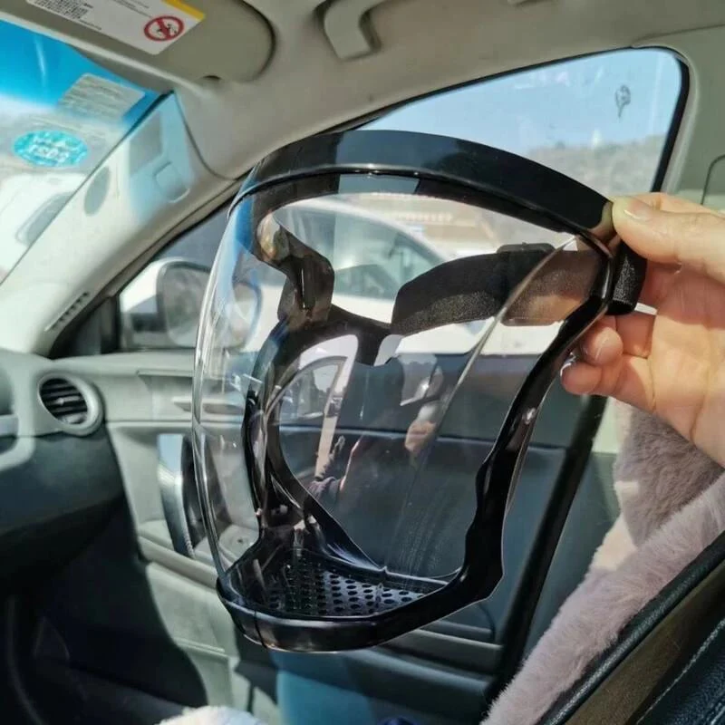 Full Face Protection Large Transparent Face Shield - Image 6