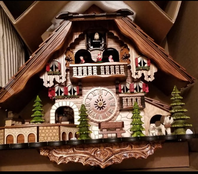 German Cuckoo Clock-German Black Forest Cuckoo Clock - Image 3