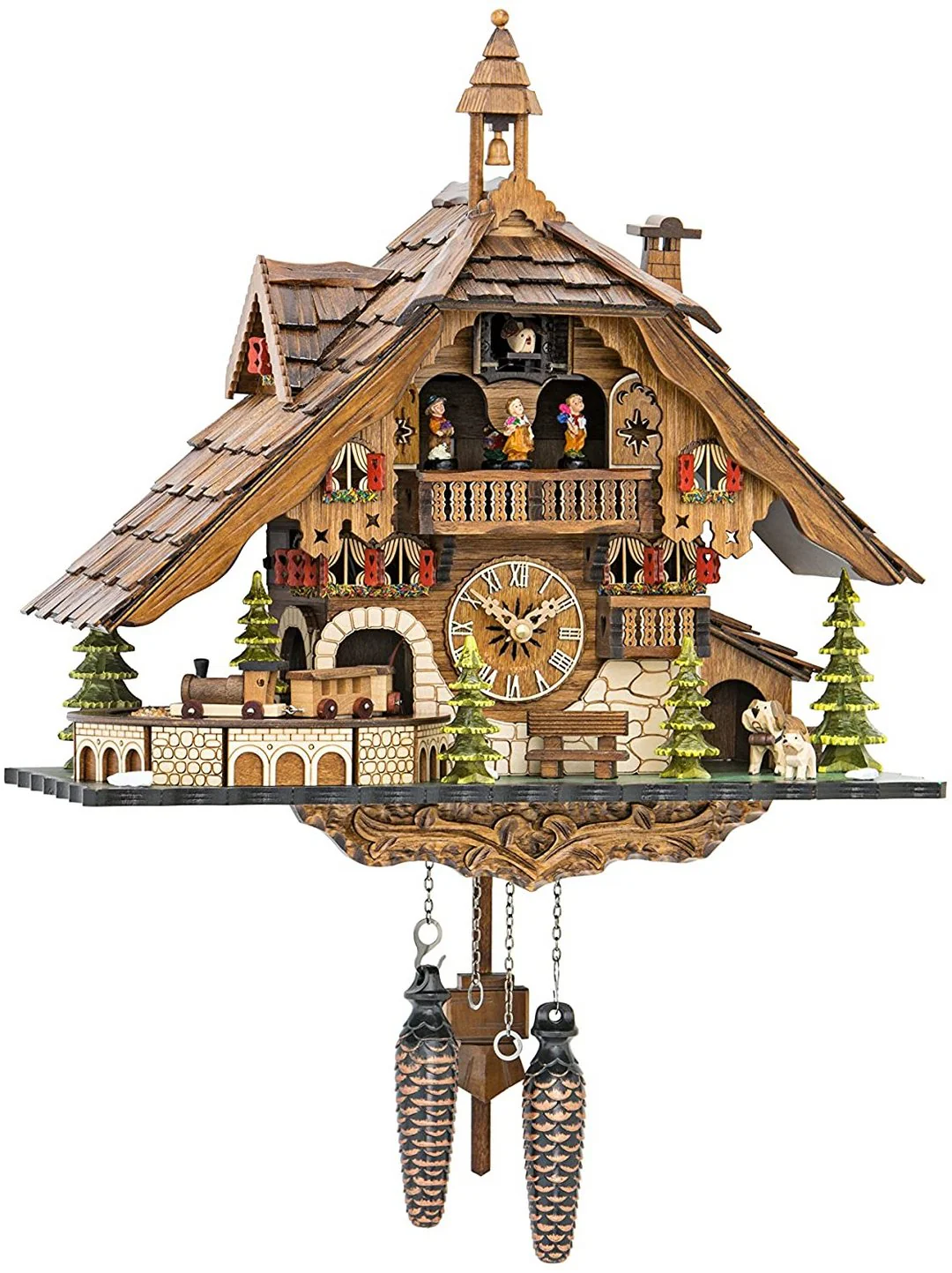 German Cuckoo Clock-German Black Forest Cuckoo Clock - Image 4