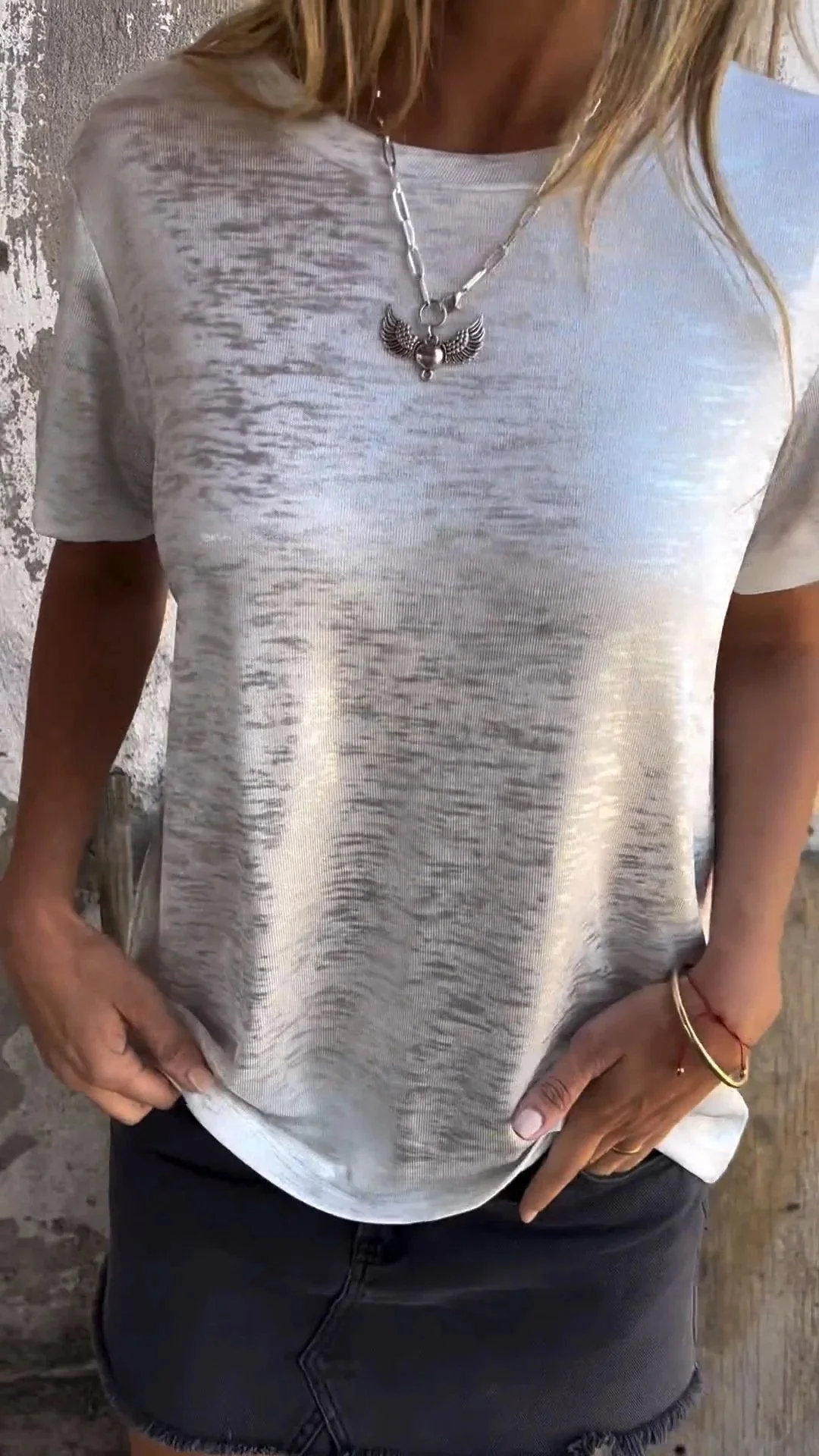 Gold Foil Short-sleeved T-shirt (Buy 2 Free Shipping) - Image 2