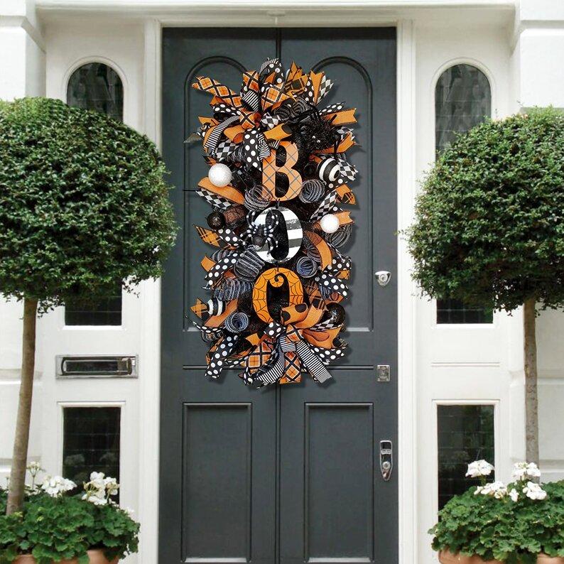 Halloween Swag Wreath Fall Wreath-HOT SALE - Image 3