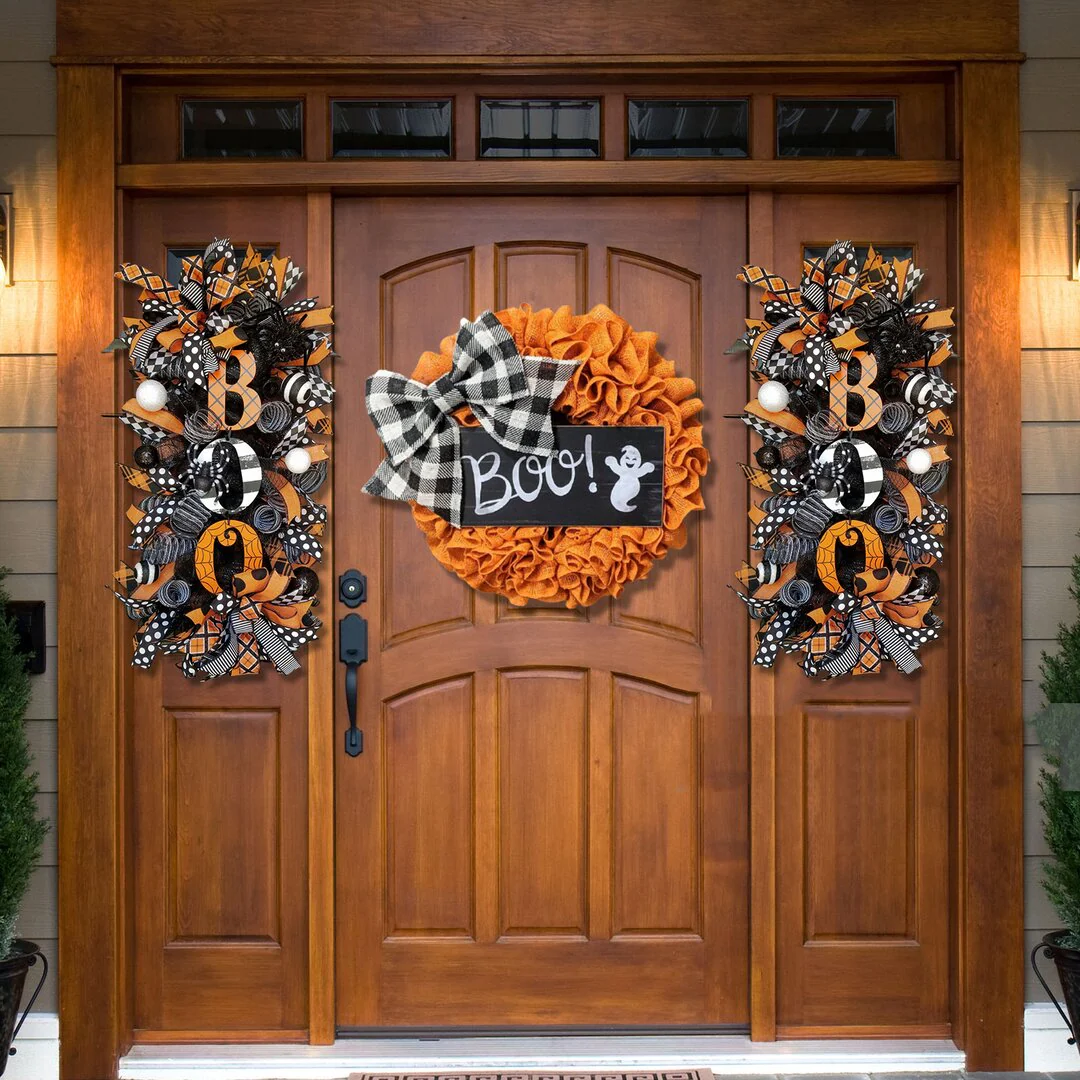Halloween Swag Wreath Fall Wreath-HOT SALE - Image 4