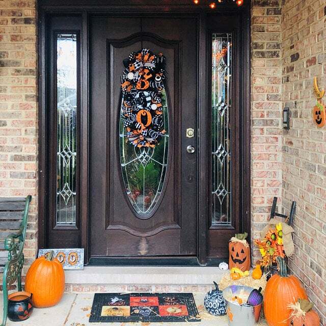 Halloween Swag Wreath Fall Wreath-HOT SALE - Image 8