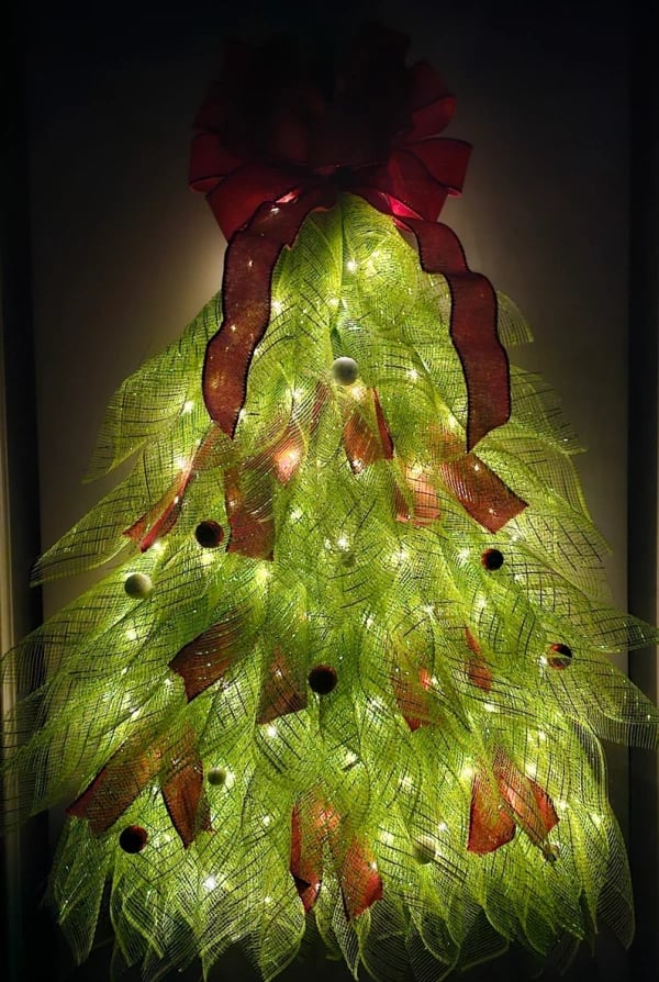 🎄Handmade Christmas Tree Wreath For Front Door - Image 3