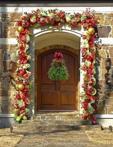 🎄Handmade Christmas Tree Wreath For Front Door - Image 5