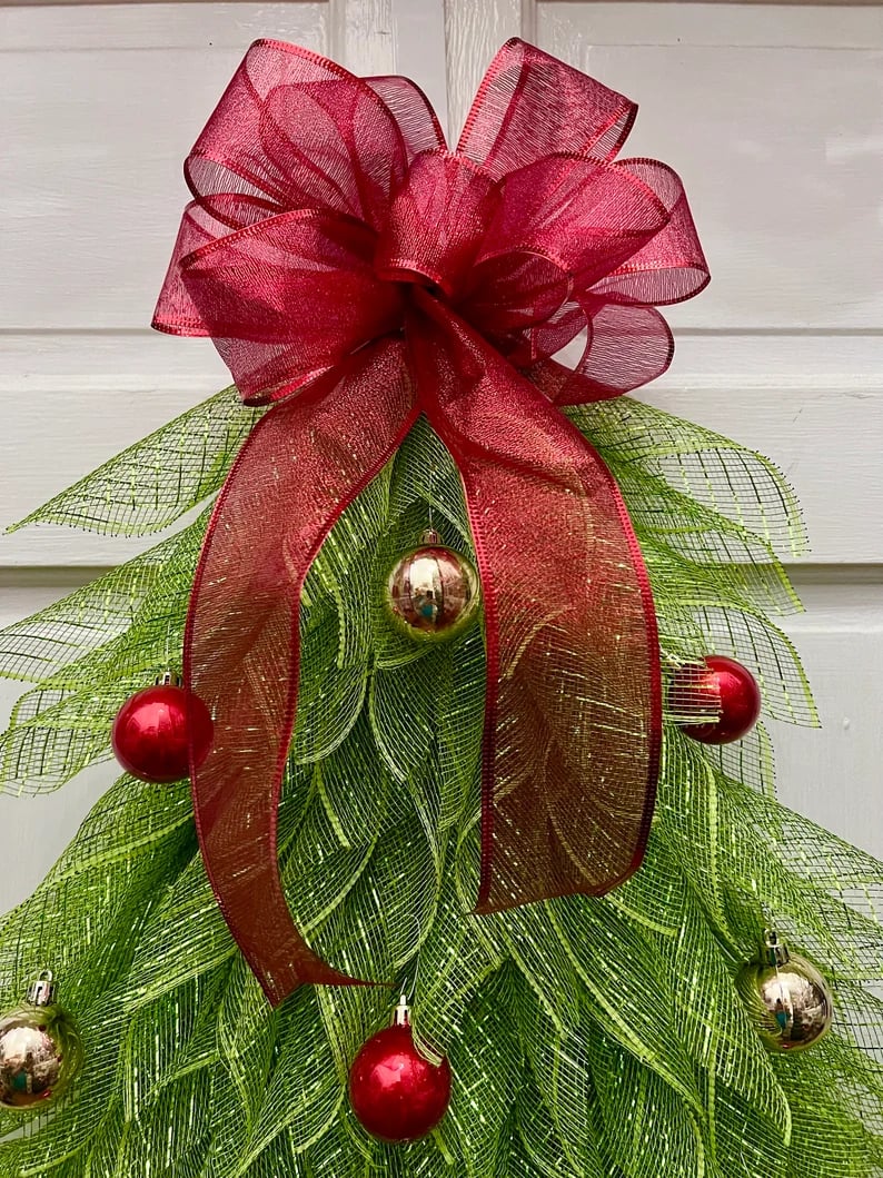 🎄Handmade Christmas Tree Wreath For Front Door - Image 8