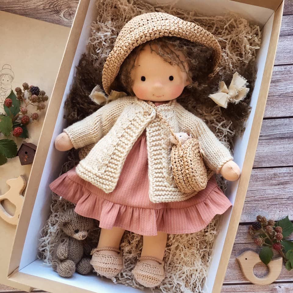 ALL🎁🎁The Best Gift for Kids-Handmade Waldorf Doll👧(Buy2 Free Shipping) - Image 11