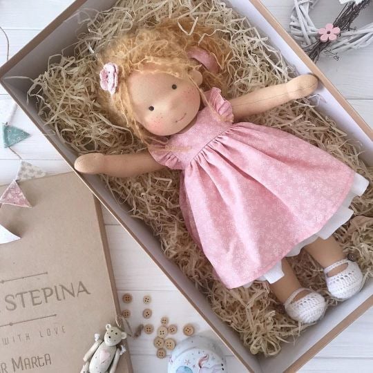ALL🎁🎁The Best Gift for Kids-Handmade Waldorf Doll👧(Buy2 Free Shipping) - Image 12