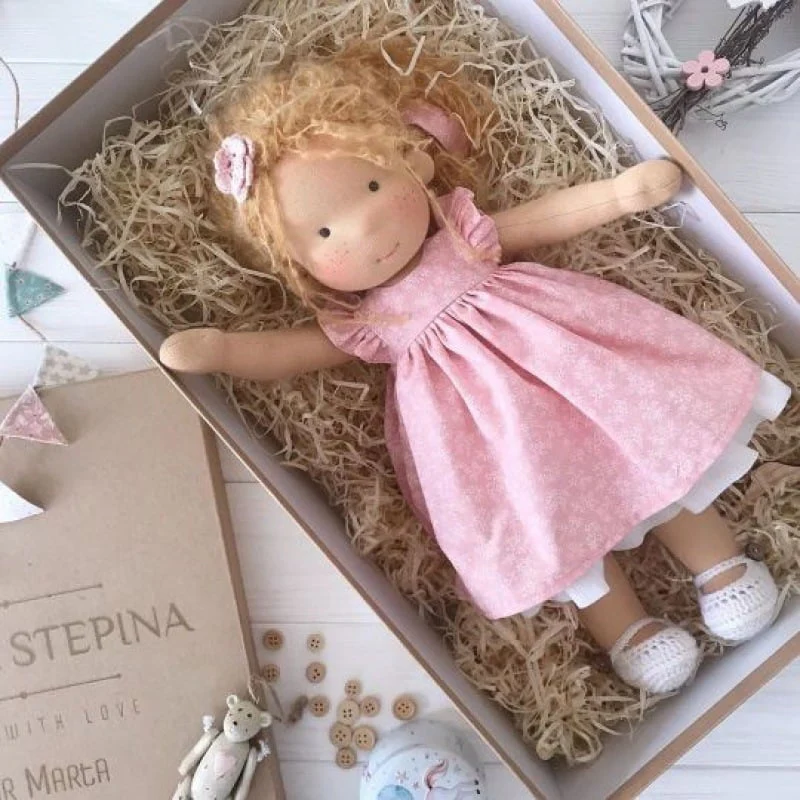 ALL🎁🎁The Best Gift for Kids-Handmade Waldorf Doll👧(Buy2 Free Shipping) - Image 13