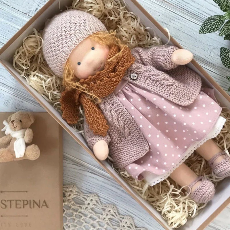 ALL🎁🎁The Best Gift for Kids-Handmade Waldorf Doll👧(Buy2 Free Shipping) - Image 14