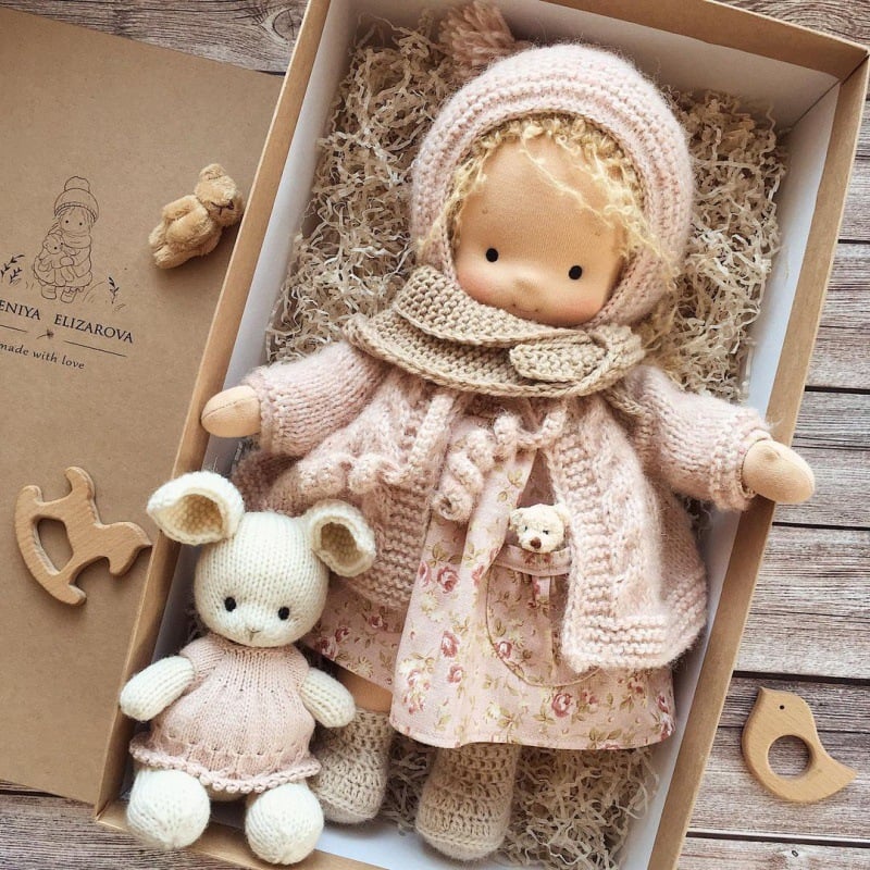 ALL🎁🎁The Best Gift for Kids-Handmade Waldorf Doll👧(Buy2 Free Shipping) - Image 15