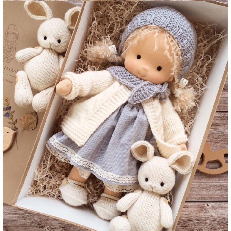 ALL🎁🎁The Best Gift for Kids-Handmade Waldorf Doll👧(Buy2 Free Shipping) - Image 17