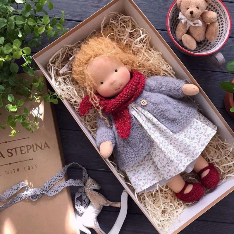 ALL🎁🎁The Best Gift for Kids-Handmade Waldorf Doll👧(Buy2 Free Shipping) - Image 18