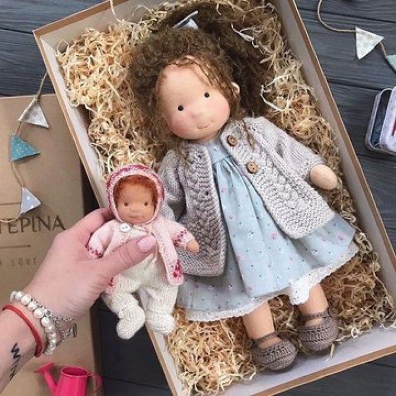 ALL🎁🎁The Best Gift for Kids-Handmade Waldorf Doll👧(Buy2 Free Shipping) - Image 19