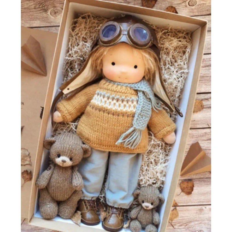 ALL🎁🎁The Best Gift for Kids-Handmade Waldorf Doll👧(Buy2 Free Shipping) - Image 23