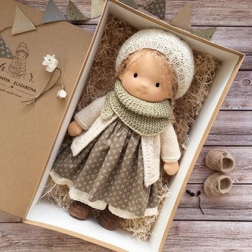ALL🎁🎁The Best Gift for Kids-Handmade Waldorf Doll👧(Buy2 Free Shipping) - Image 28