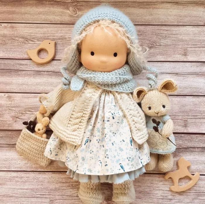 ALL🎁🎁The Best Gift for Kids-Handmade Waldorf Doll👧(Buy2 Free Shipping) - Image 3