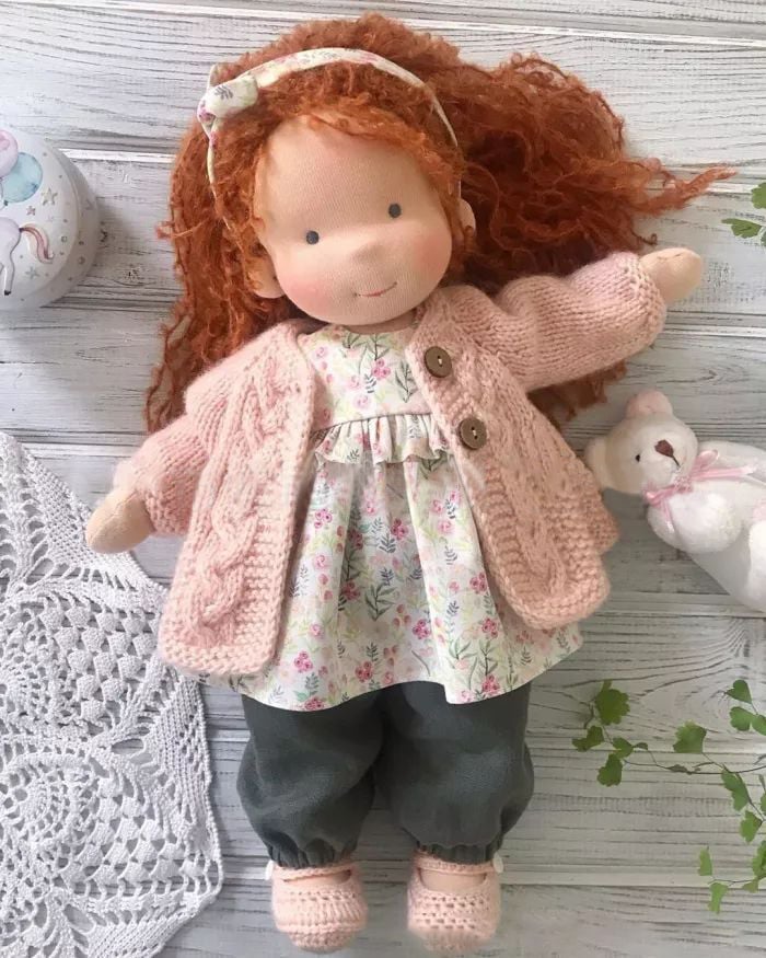 ALL🎁🎁The Best Gift for Kids-Handmade Waldorf Doll👧(Buy2 Free Shipping) - Image 7
